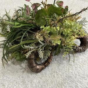 Custom handmade woodland witch costume headpiece, forest nature faux horns